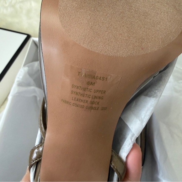 Steve Madden Women's Tia Strappy Heels - Olive - Size 6 - Picture 10 of 14